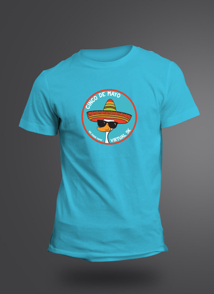 virtual 5k with shirt and medal